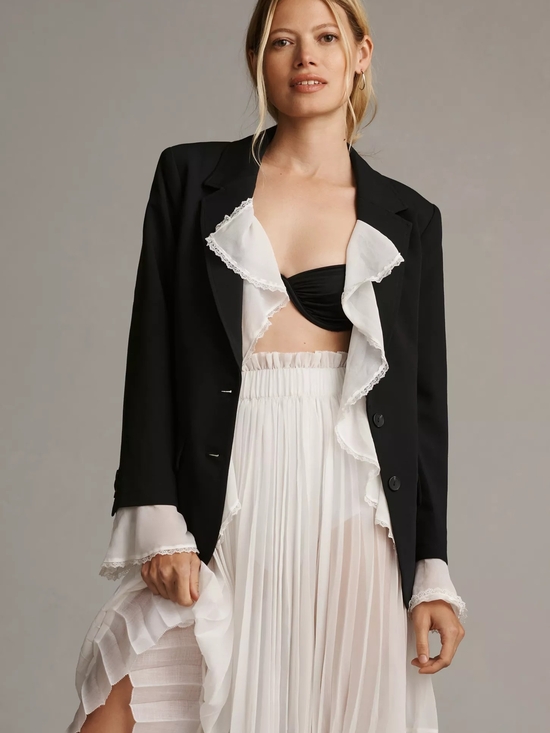 Anthropologie Jackets & Blazers - By Anthropologie Twofer Victorian Blazer